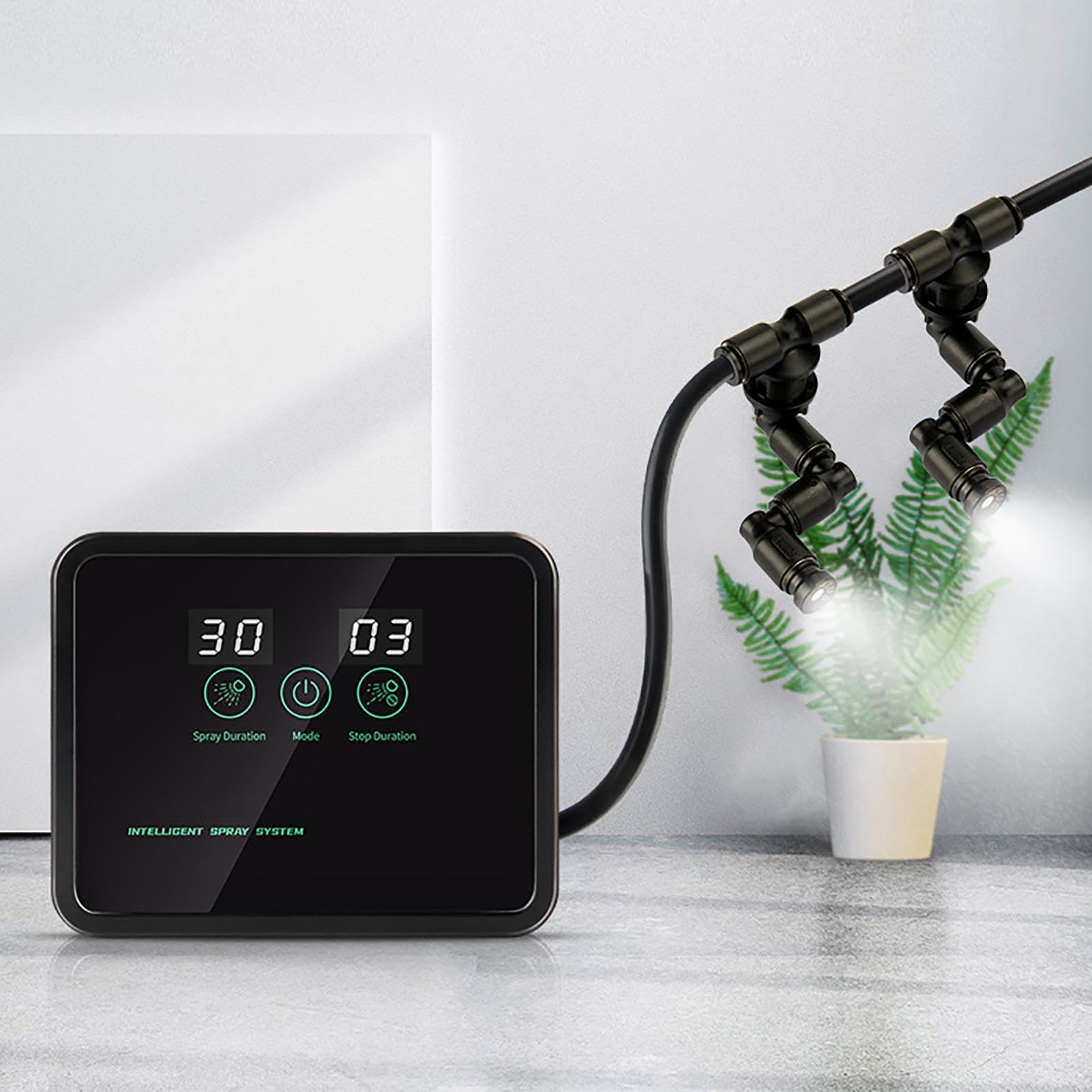 Humidificador de terrario para reptiles, boquillas de nebulización de 360 | grados, humidificadores, de pulverización inteligente | Boquillas de nebulización ajustables de 360 grados,