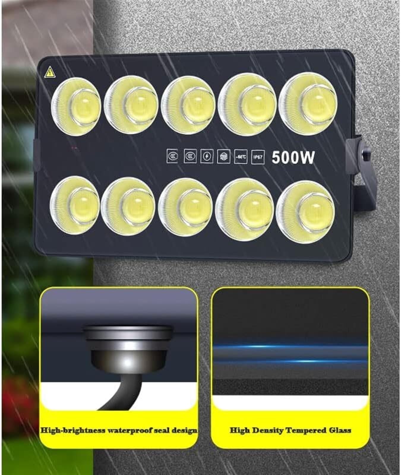 zewnętrzna lampa solarna, Reflektory Led na zewnątrz 600 W 1000(1 Pcs,1000W)
