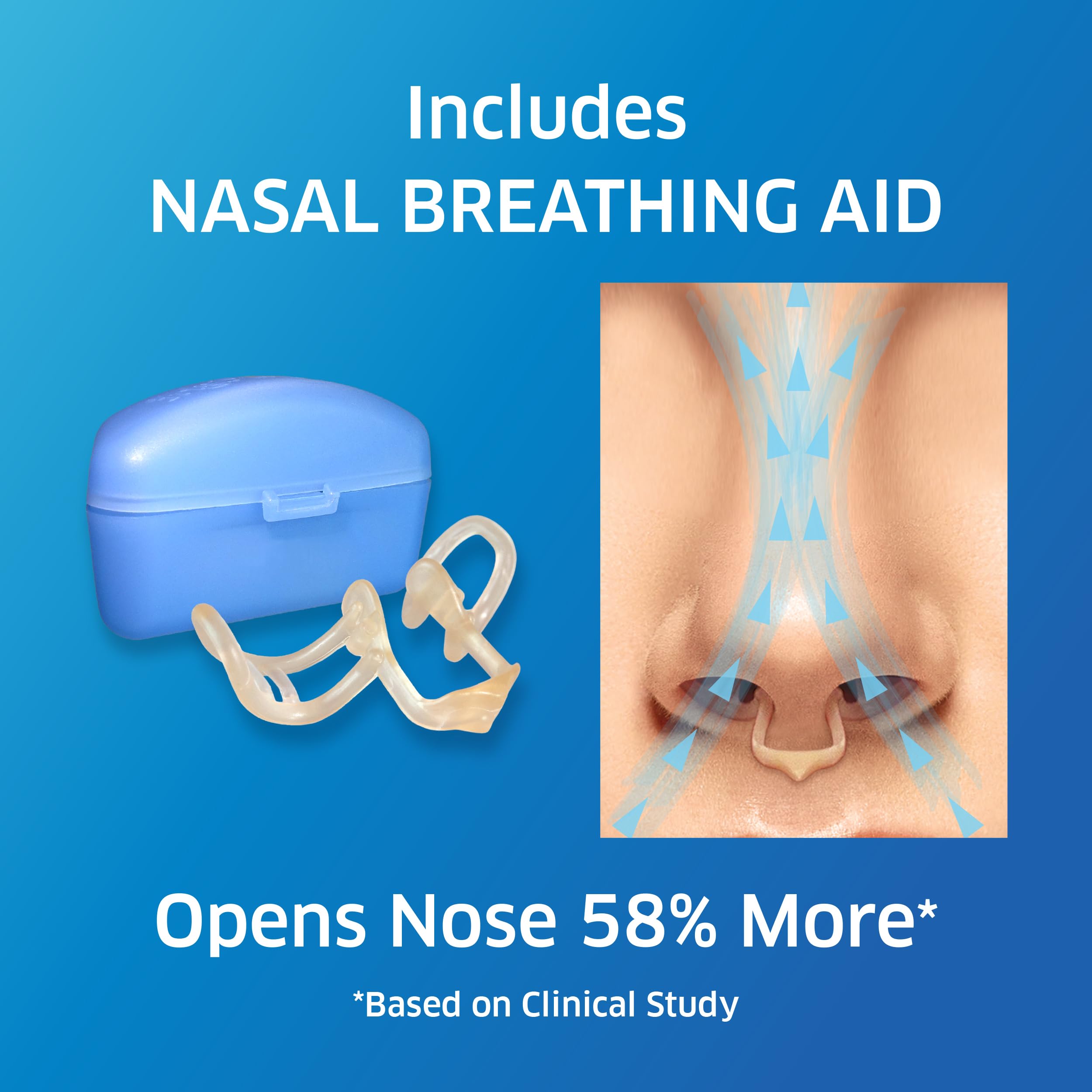SleepRight Snore Aid Plus Nasal Breathe Aid - FDA Cleared for Snoring – Anti-Snoring Device – Snore Stopper for Men and Women - Effective Snore Reducing Aid that Works — Amazon image 7