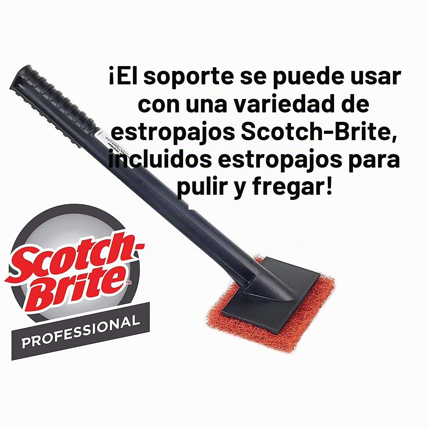 Scotch-Brite - Juego de 6 Almohadillas para Fregar (Limpieza rápida, 10,2 x 13,3 cm, para cocinar en Alimentos y aceites de cocción, para Usar en una Bandeja fría o Caliente, Naranja