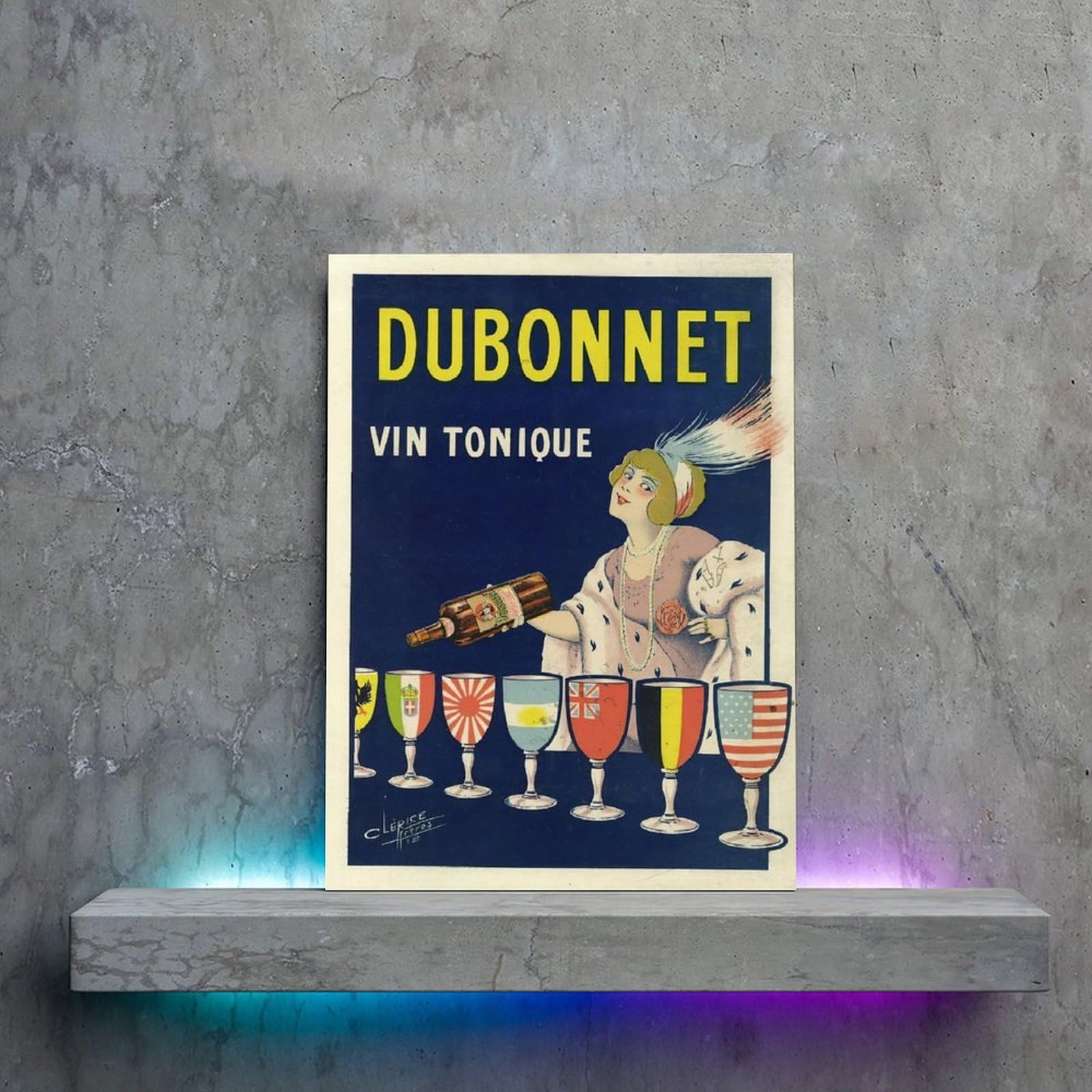 Amazon.com: Dubonnet Vin Tonique Vintage Food&Drink Poster