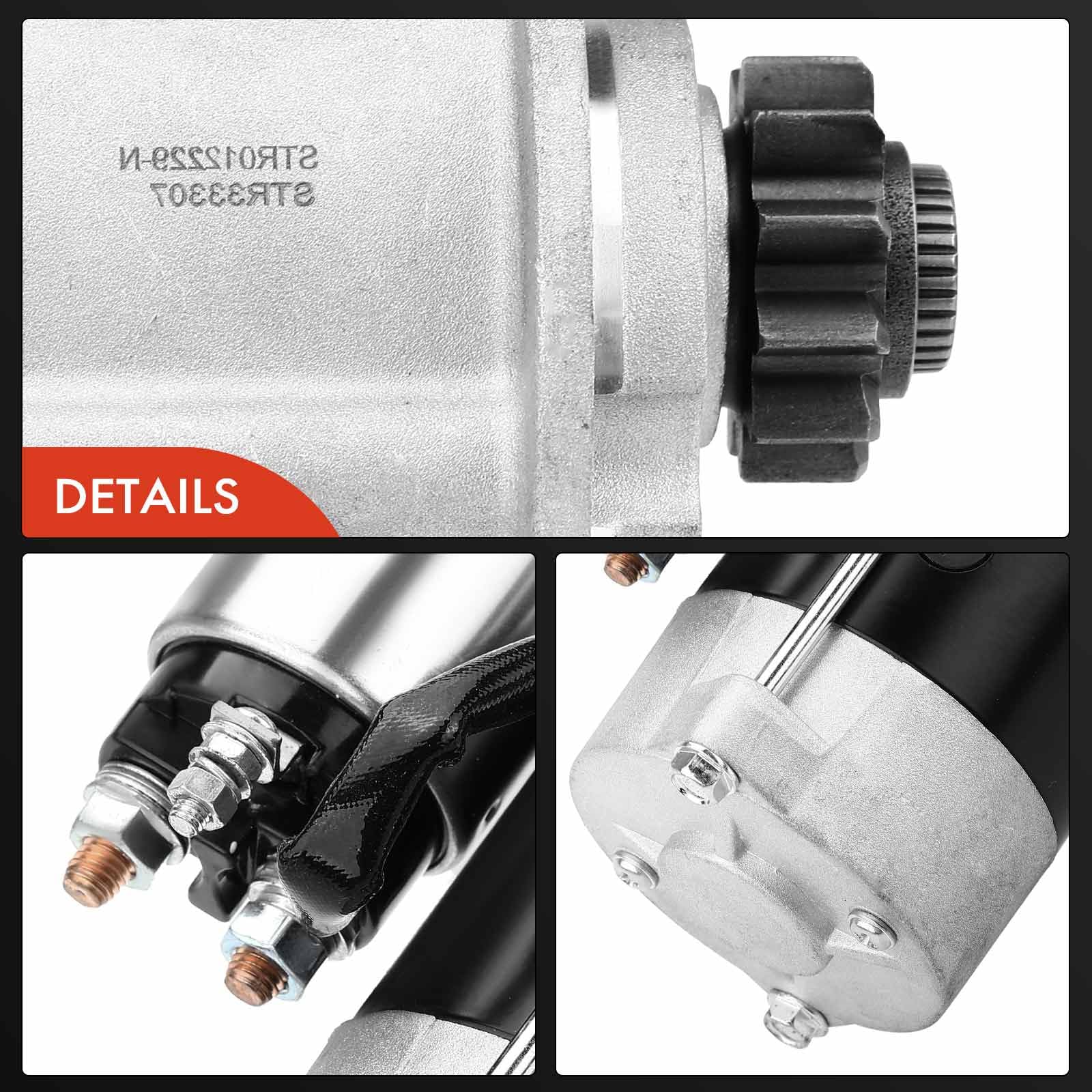 Frankberg Motorino di avviamento 2 kW 12 V 11 denti M008T76071 | Compatibile con: Cabstar F24M F24W, NP300 Navara pianale/telaio D40, Pathfinder III R51, NP300 Navara D40