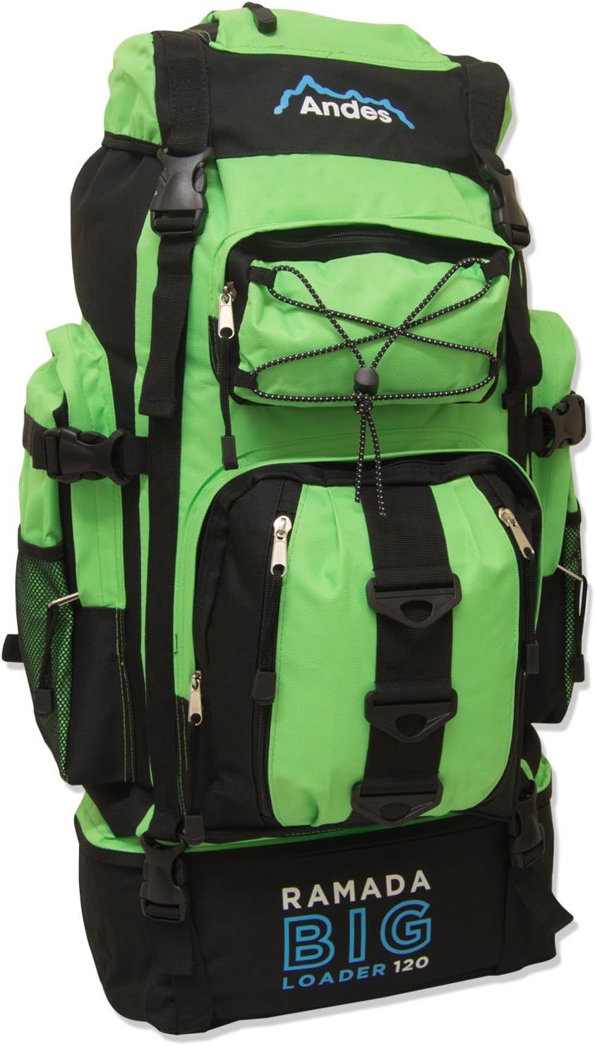 Andes Ramada 120L Extra Large Hiking Camping Backpack/Rucksack Luggage Bag