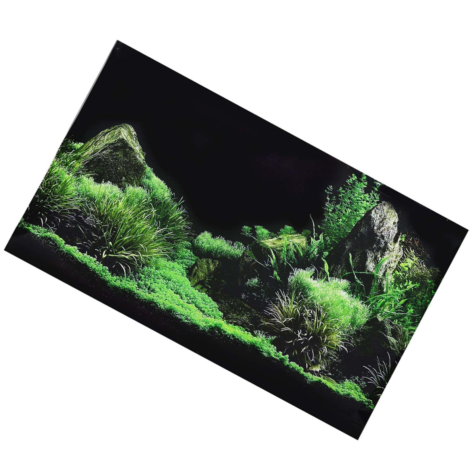 Greensen Autocollant de Fond pour Aquarium, Poster Décoratif Auto Adhésif Imperméable en PVC, Diverses Tailles for Décoration de Réservoir pour Poissons (76 * 46 cm)