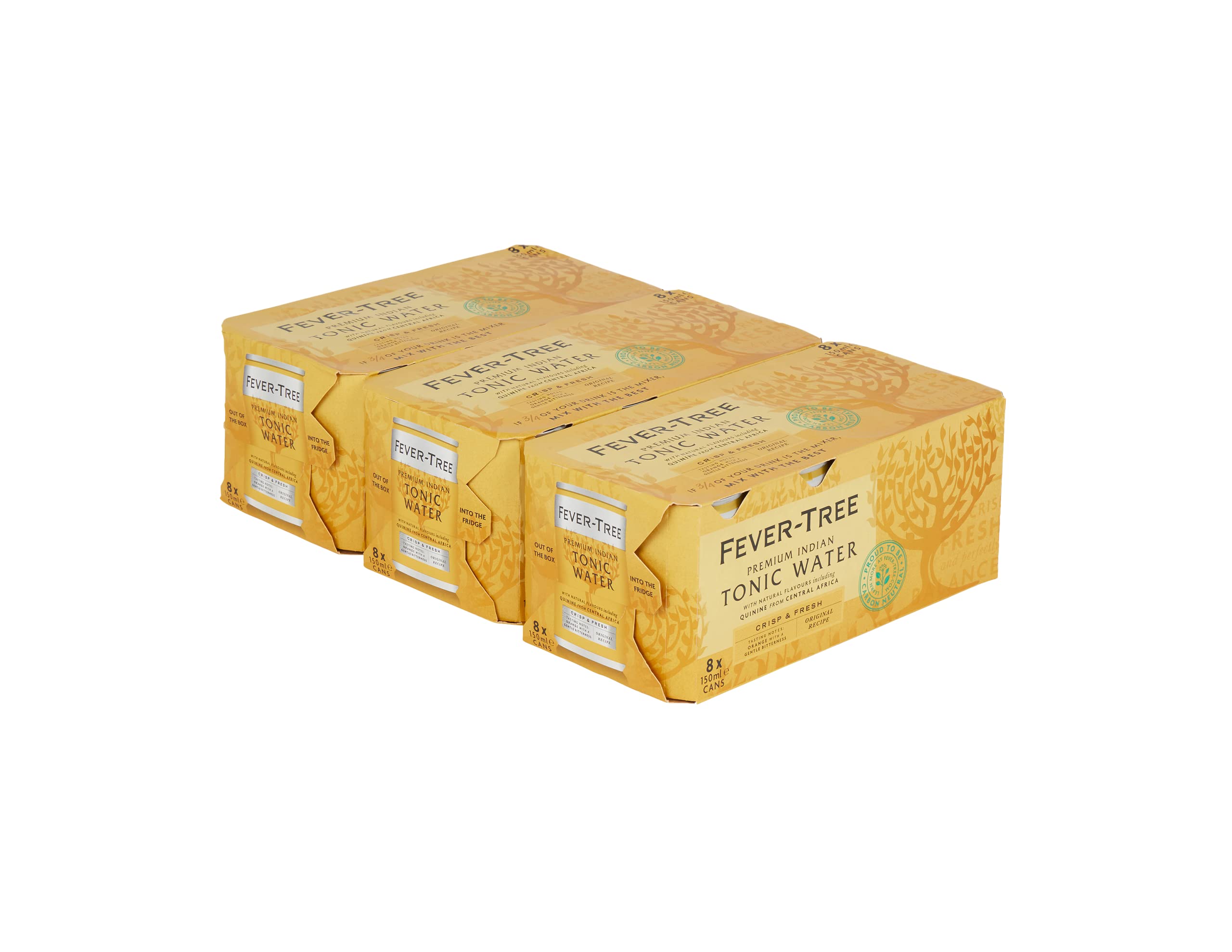 Buy FeverTree Indian Tonic Water 8 x 150 ml (Pack of 3 Total 24 Cans) Online at desertcart