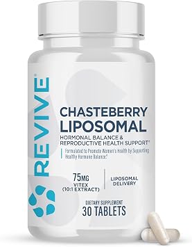 Revive MD Chasteberry Supplement for Women - Chaste-Berry Liposomal Vitex Agnus-Castus - Supports Womens Health, Hormone Balance & Fertility 30 Tablets, 30 Servings