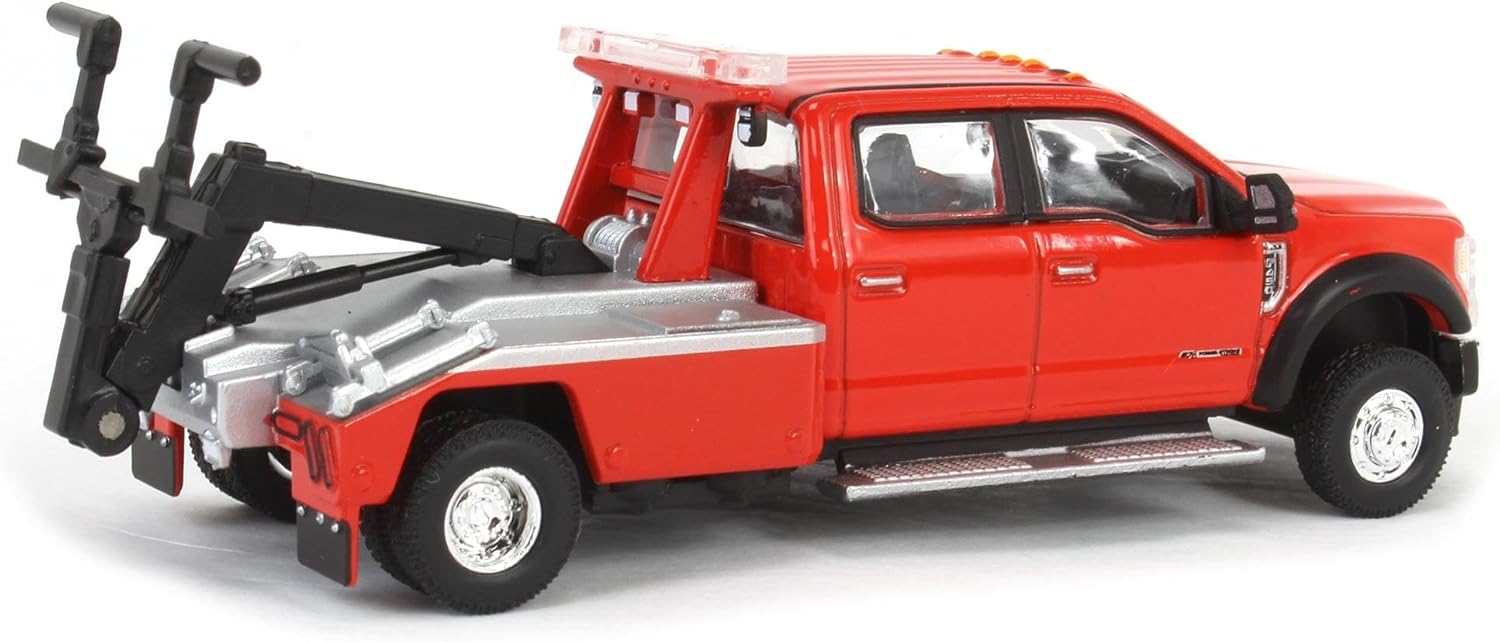 Truck 1/64 2020 F-450 Super Duty Dually with Wrecker Bed Red Exclusive 51398-B
