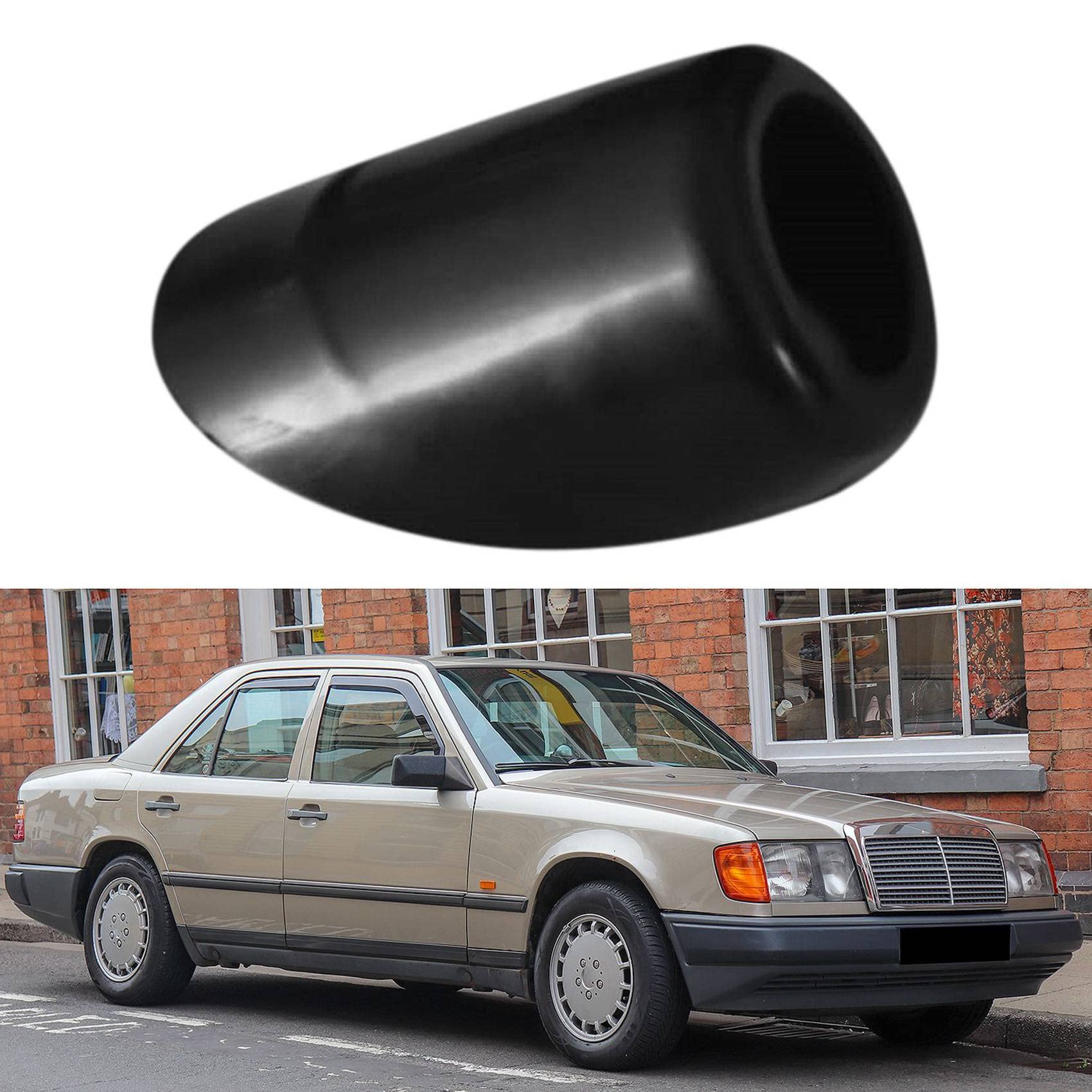 VENOAL 2X Uszczelka do anteny dacowej z czarnej gumy dla W124 1987-1993 300E 300D