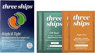 Three Ships - Juego de mascarillas biodegrada...