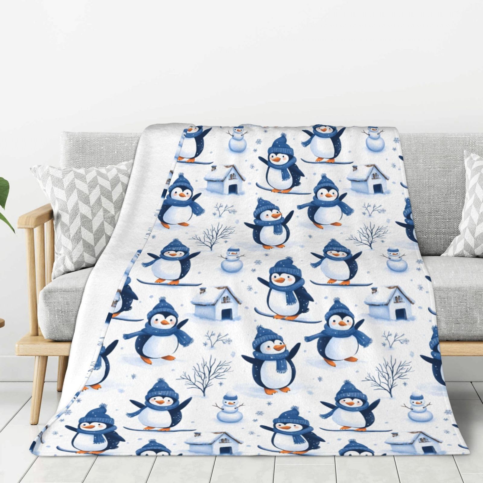 Couverture pour canapé en flanelle douce 152x127 cm toutes saisons