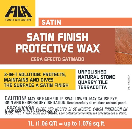 Miniatura 2 de FILA Surface Care Solutions FILASATIN, Cera protectora con acabado FILA. Alta cobertura, efecto satinado, color blanco