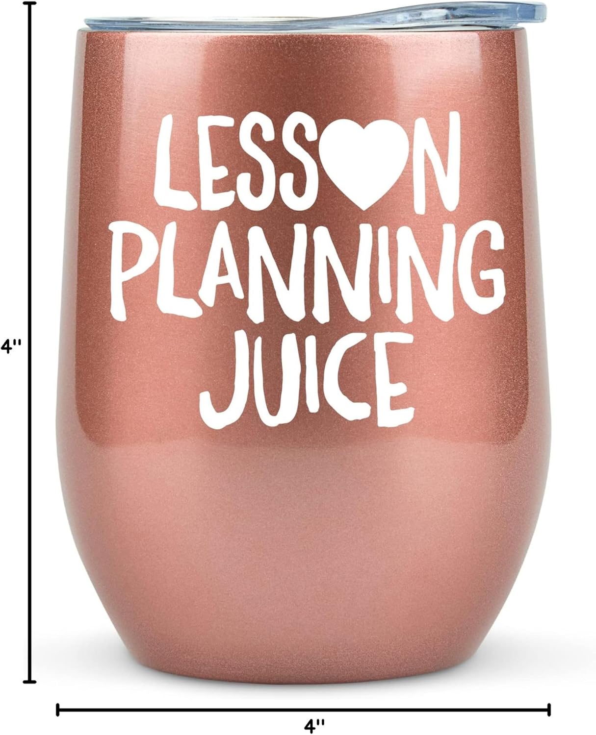 KLUBI Cute New Teacher Gift Wine Mug - Lesson Planning Juice Wine Tumbler 12oz with Lid and Straw - Birthday, College Graduation Gifts for Teachers, Student Teacher Congrats - Image 10
