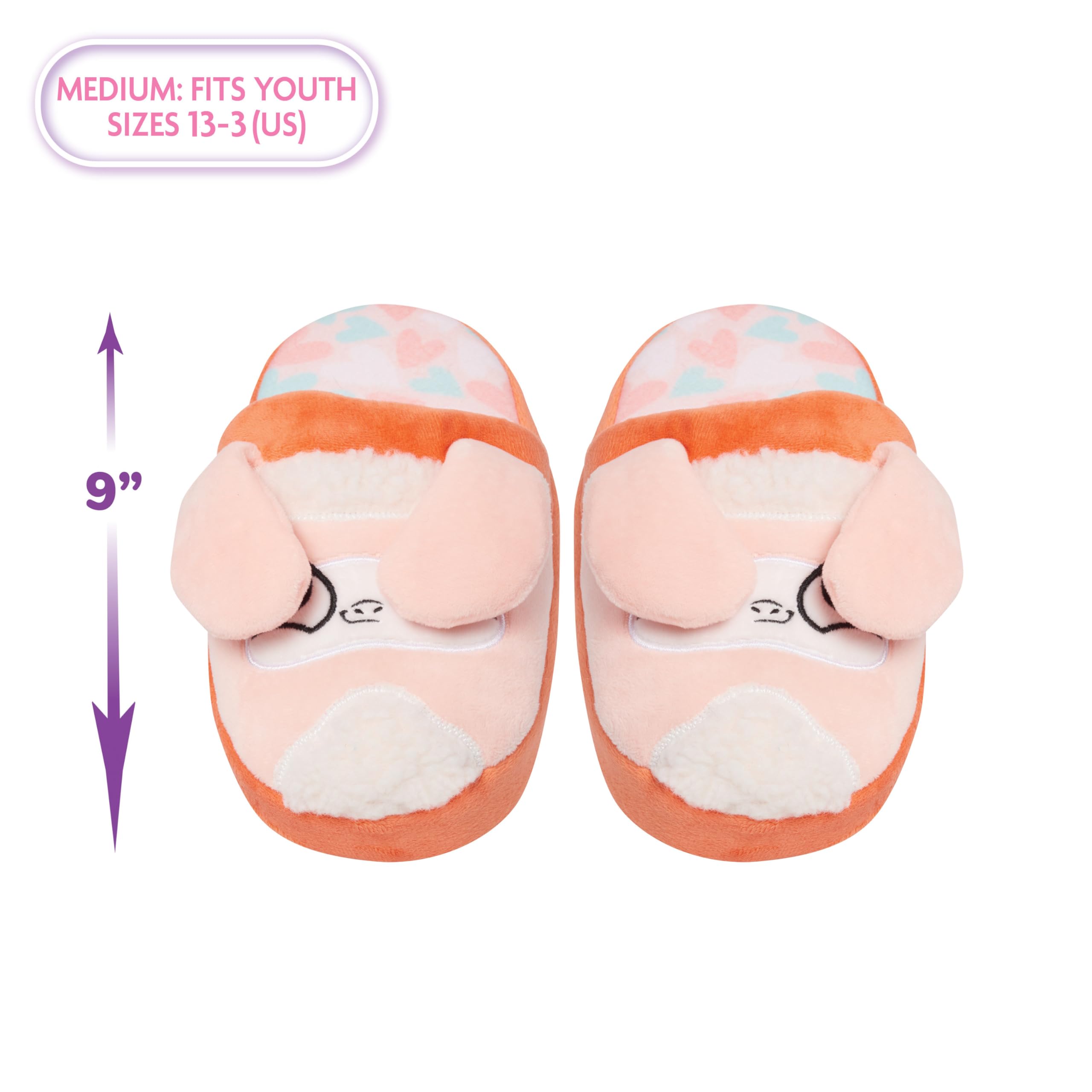 Flipeez - Pantuflas de oveja, tamaño mediano, se adapta a tallas de niños 13-3