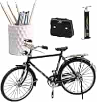 Amazon | ミニレトロスタイルクラシック自転車玩具、1/10