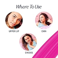 Vista 16 de Veet Crema depilatoria facial de 3 minutos para mujeres, crema depilatoria con aloe vera orgánico, kit de eliminación de vello facial de 2 piezas