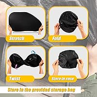 Vista 5 de ZONETECH - Parasoles adhesivos para ventanas laterales, paquete de 2 unidades de malla para automóvil, no se necesitan ventosas, protector solar