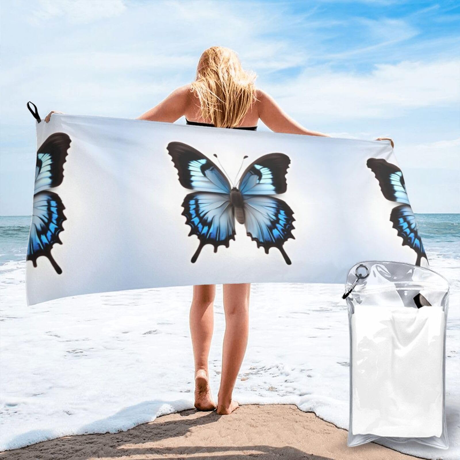 Serviette de bain sans sable à séchage rapide pour adulte