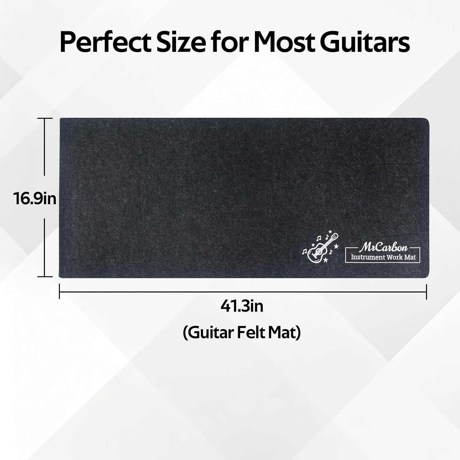 Guitar Repair Mat Kit with Neck Rest, Felt Work Mat, String Winder, Fret Polishing Tools, Cleaning Accessories and Storage Bags – Complete Maintenance Set for Acoustic & Electric Guitars