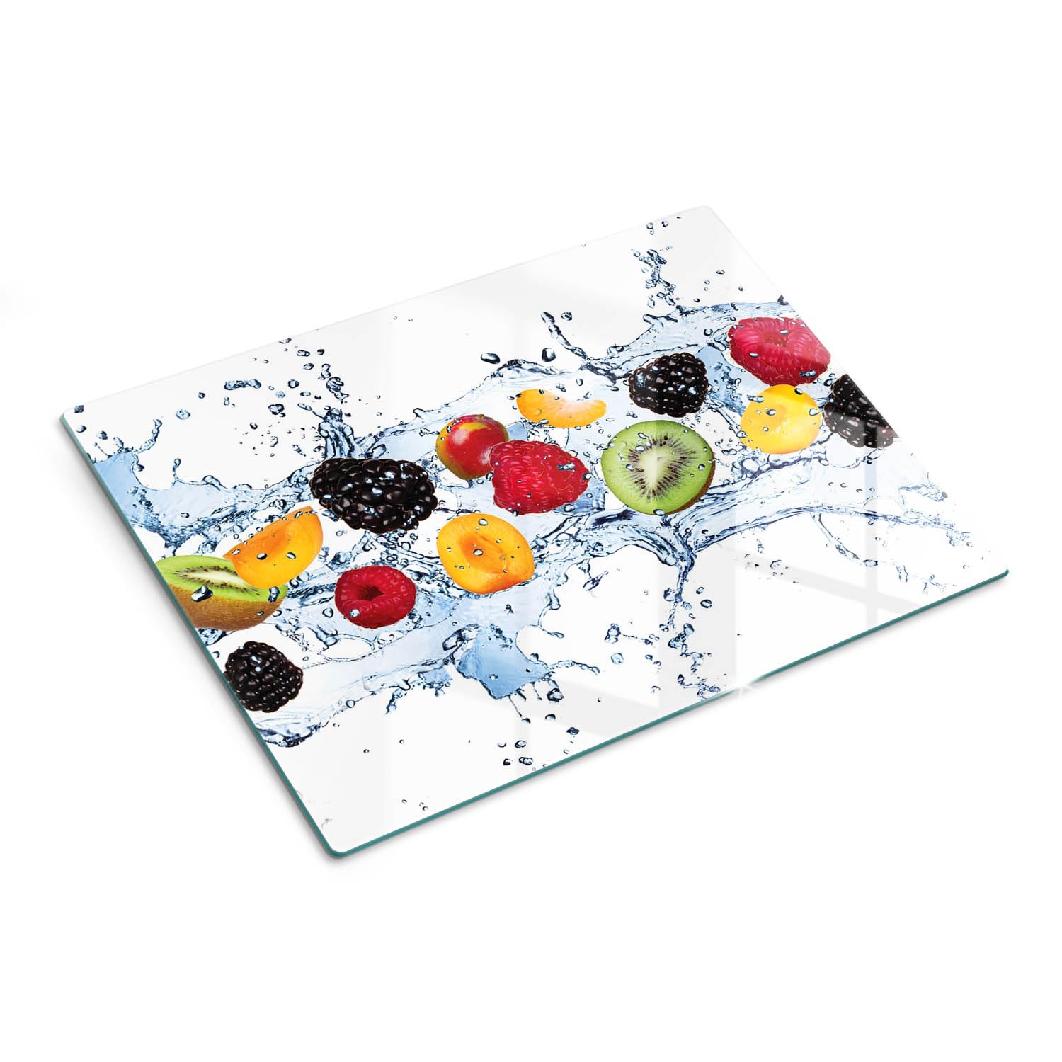Modello termoresistente: Tagliere in vetro 40x30 cm Frutta Acqua