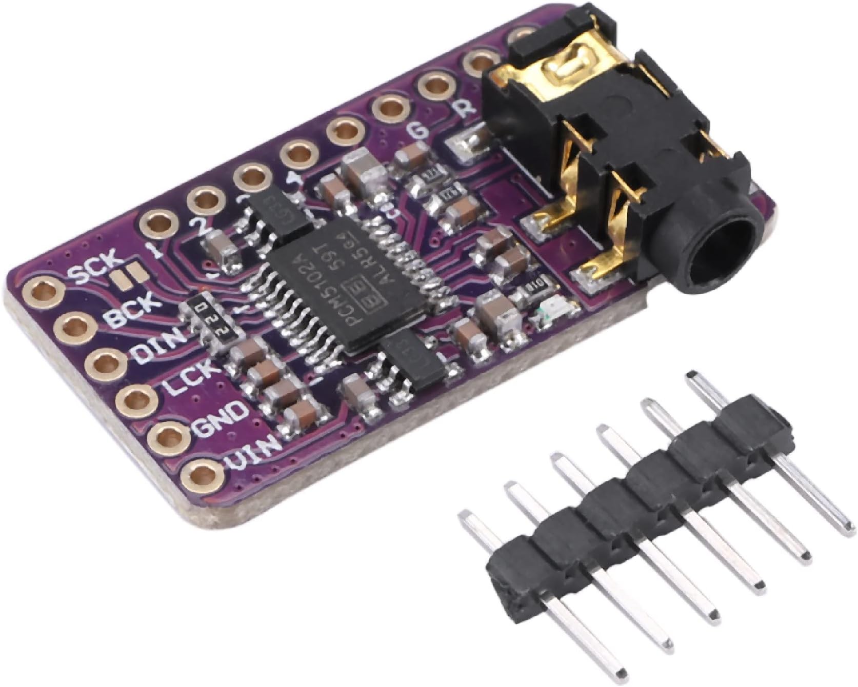PCM5102 I2S IIS Digital Audio Decoder Module Stereo Digital-To-Analog Converter Voice Module for