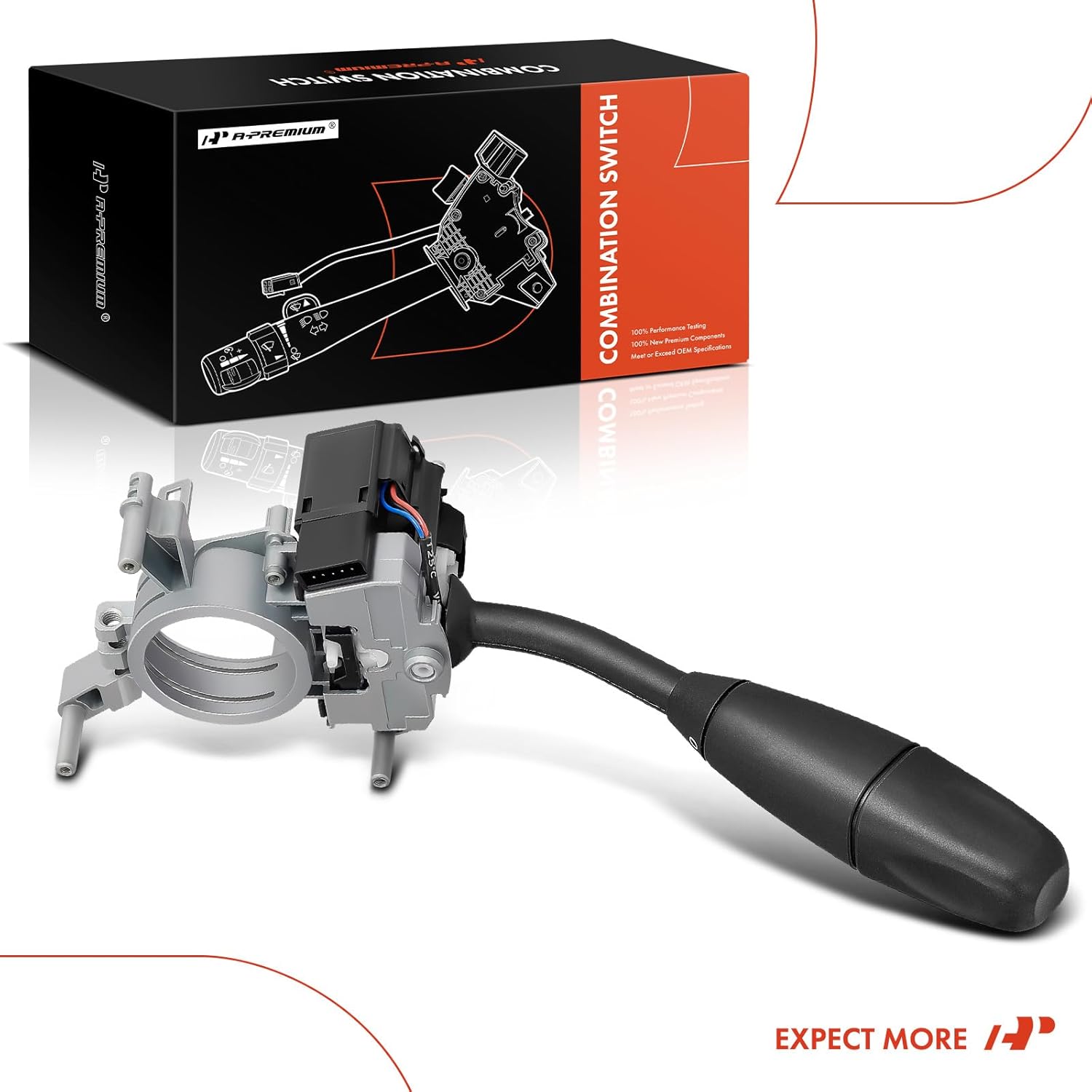 A-Premium Turn Signal Switch, Headlight Dimmer, Windshield Wiper Washer Multifunction Switch Lever Compatible with Mercedes-Benz C230 02-04, C240 01-04, C320 03-04, CLK320 03-05, CLK500 03-04