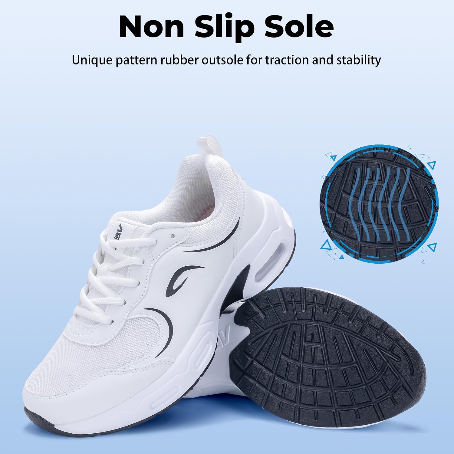 Artlea Women's Walking Shoes with Arch Support Orthotic Tennis Shoes for Plantar Fasciitis Women Fashion Sneakers for Foot Pain Relief, Size 6.5-11