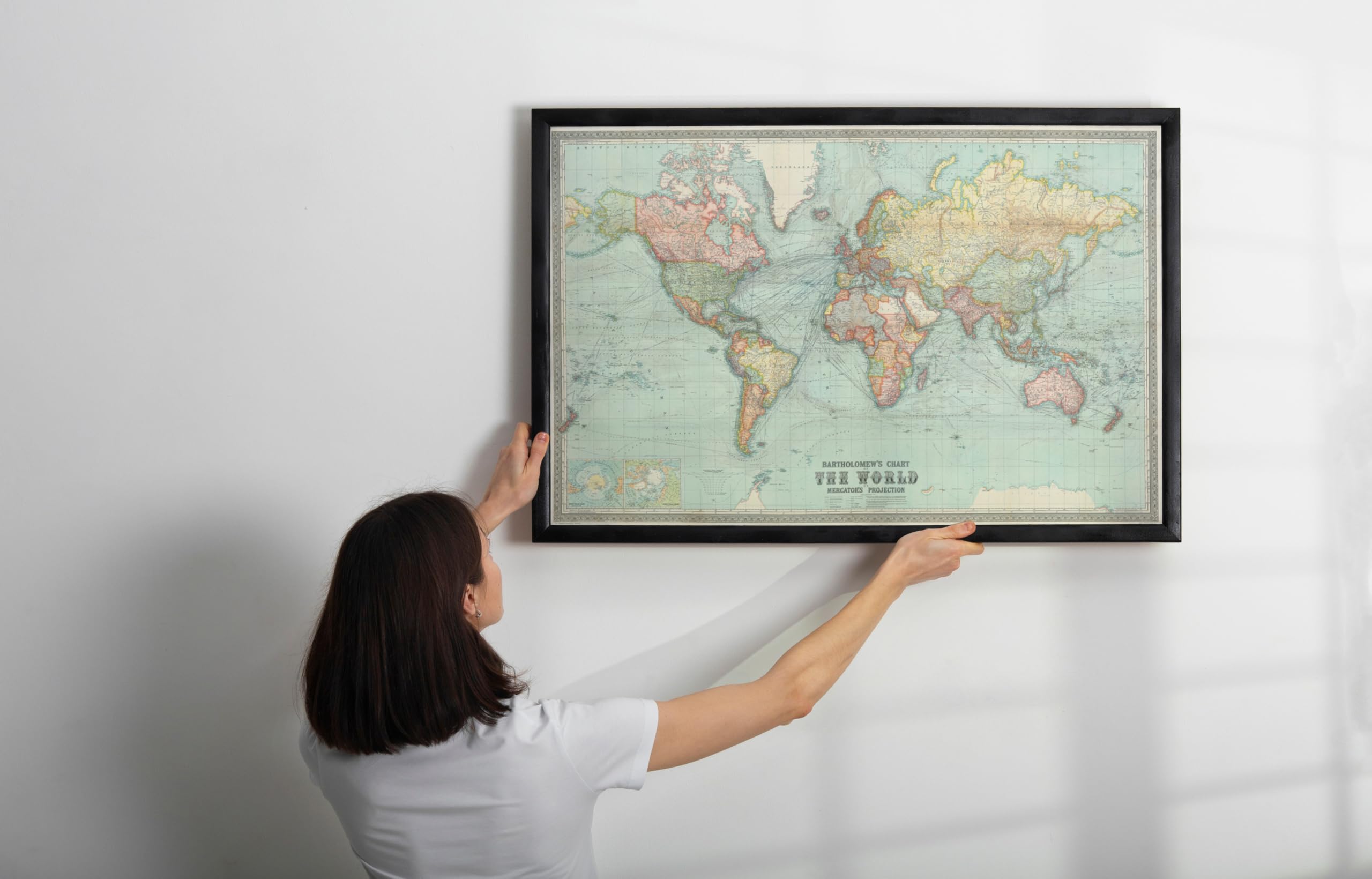 Amazon.com: Historic Pictoric Map, 1914 Bartholomew's chart of the