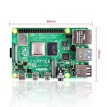 マザーボード Raspberry pi 4B ram 4GB Raspberry Pi 4 Model B - Powerful Quad-Core 64-Bit Processor