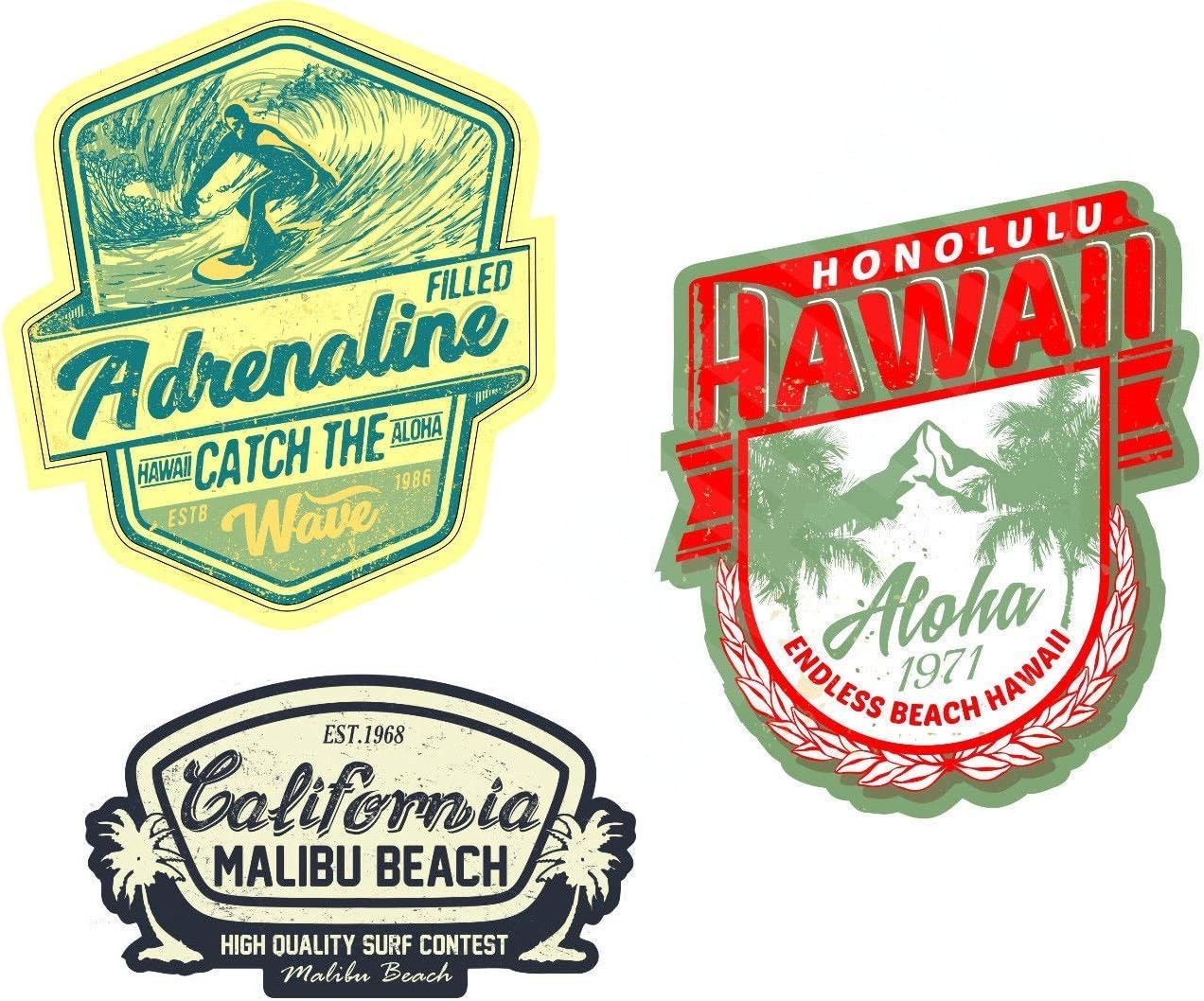 Wandern & Camping Aufkleber Set - 2x Fernweh Sticker Für Camper & Wohnmobil | Outdoor Abenteuer Dekoration 8,5 Cm