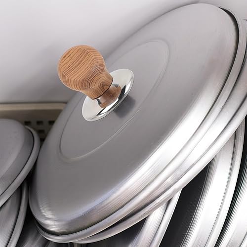 Miniatura 7 de Baluue 2 pomos de tapa para ollas y sartenes, asas de repuesto resistentes al calor, perilla de tapa para utensilios de cocina y accesorios de