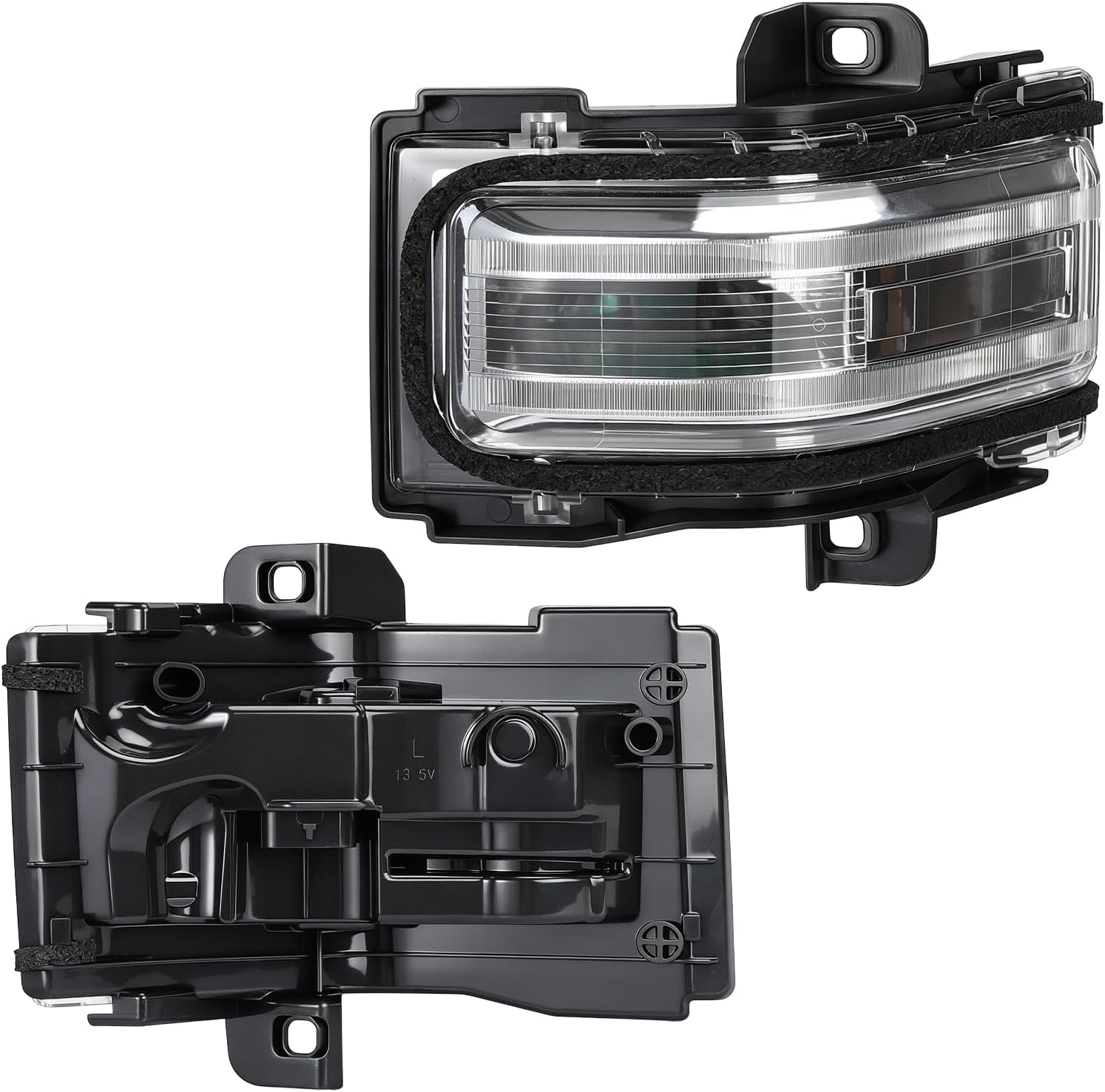 Tow Mirror Turn Signal LED Light Fit for Ford F-150 F-250 F-350 F-450 F-550 2015-2024, Side Mirror Indicator Lamp, Replaces FL34-13B382-CA