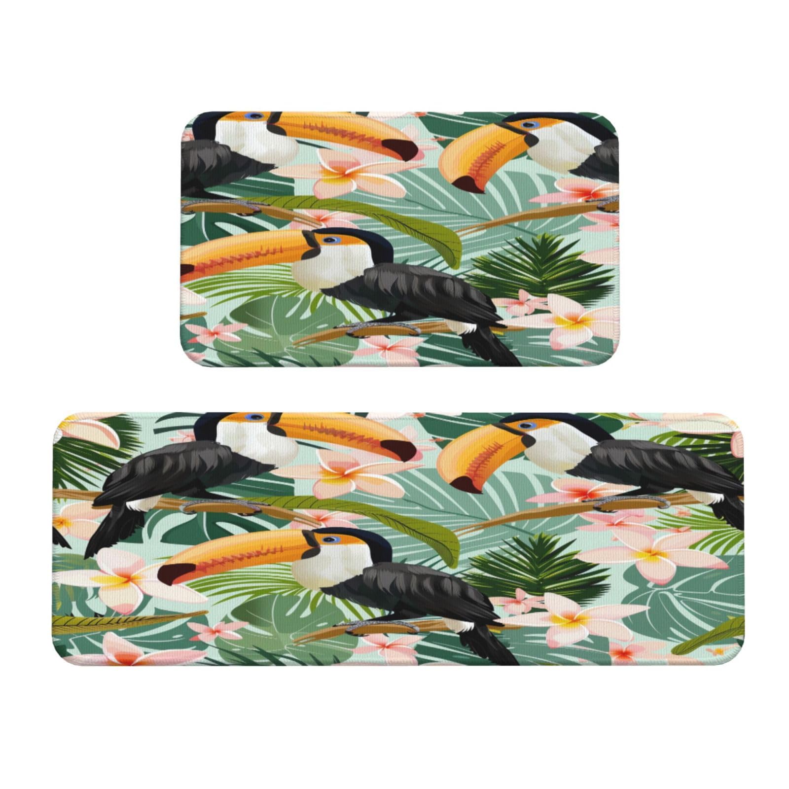 Alfombras de cocina tropicales para decorar suelos de dormitorios y oficinas modernas