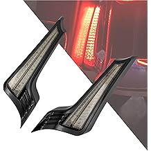 Motorcycle Filler Panel Lights LED Rear Fender Turn Signal Brake Lights Fit For Harley Touring Road King Street Glide 2014-Later Black gray