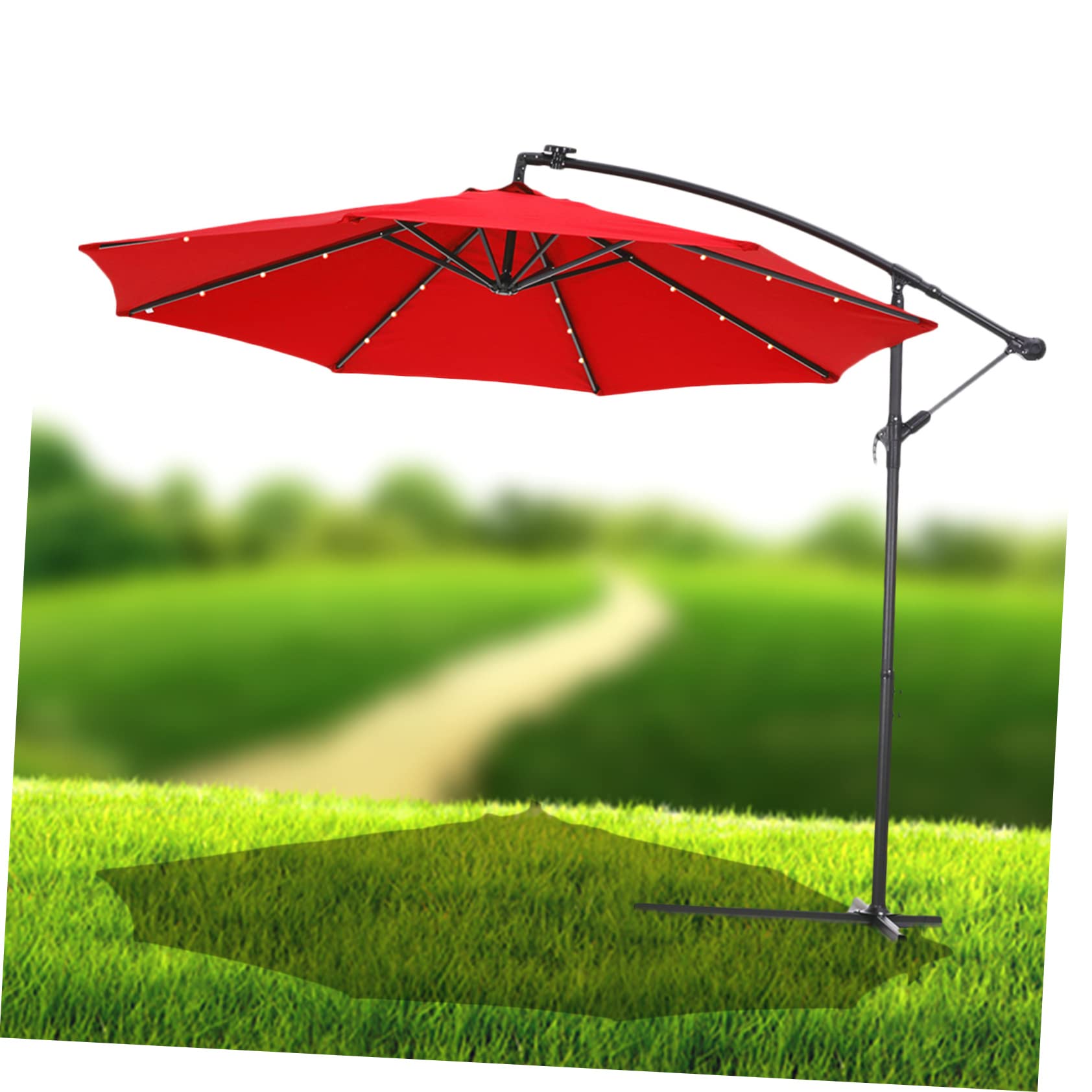 Housse de Parasol pour Grand Parasol de Jardin Protection de Terrasse Extérieur