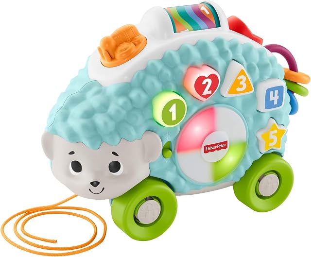 Fisher-Price GHR16 Linkimals Happy Shapes Hedgehog, Interactive Baby Toy with Lights and Sounds