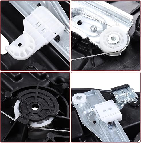 Miniatura 3 de Elevalunas delantero derecho del lado del pasajero con panel sin motor Compatible con Kia Optima 2.0L 2.4L 2014 2015 Sustituye 82481-2T510