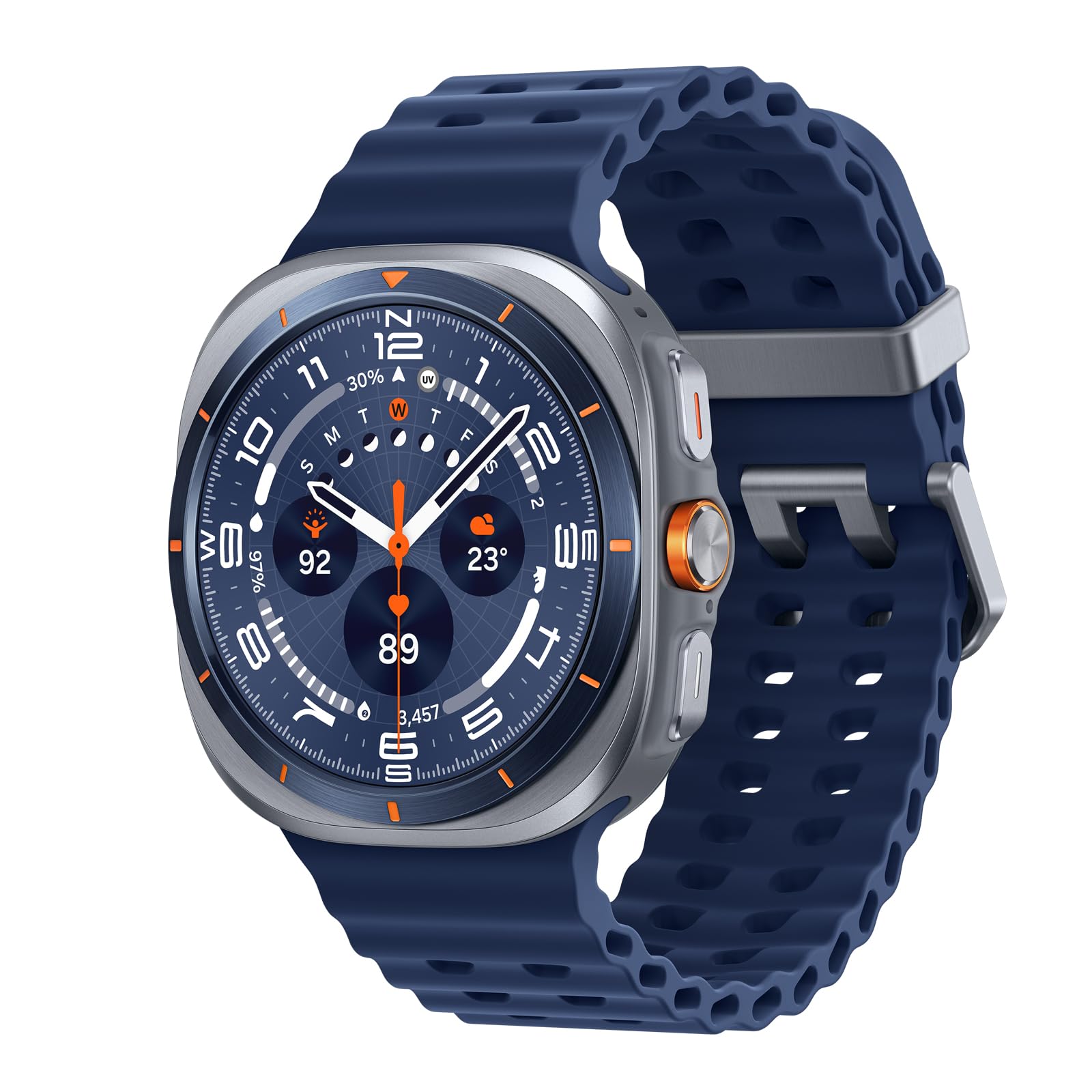 Samsung Galaxy Watch Ultra 2025|チタニウム ブルー|スマートウォッチ 本体 端末|Samsung純正 国内正規品|2025年発売|Felica対応|5ATM+IP68|Bluetooth v5.3|Dual GPS搭載|通話機能|最大60時間バッテリー持続|睡眠管理|SM-L705FZB5SJP
www.
(2026年07月23日 18:40時点 