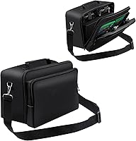 Vista 1 de Wigearss Travel Case for Xbox Series X, Carrying Case with Detachable Shoulder Strap, Large Capacity, Protective Storage Bag for Xbox Series X