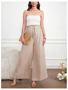 即日発送MベージュHighwaist ribbon pants andmary ANDMARY】Highwaist ribbon pants