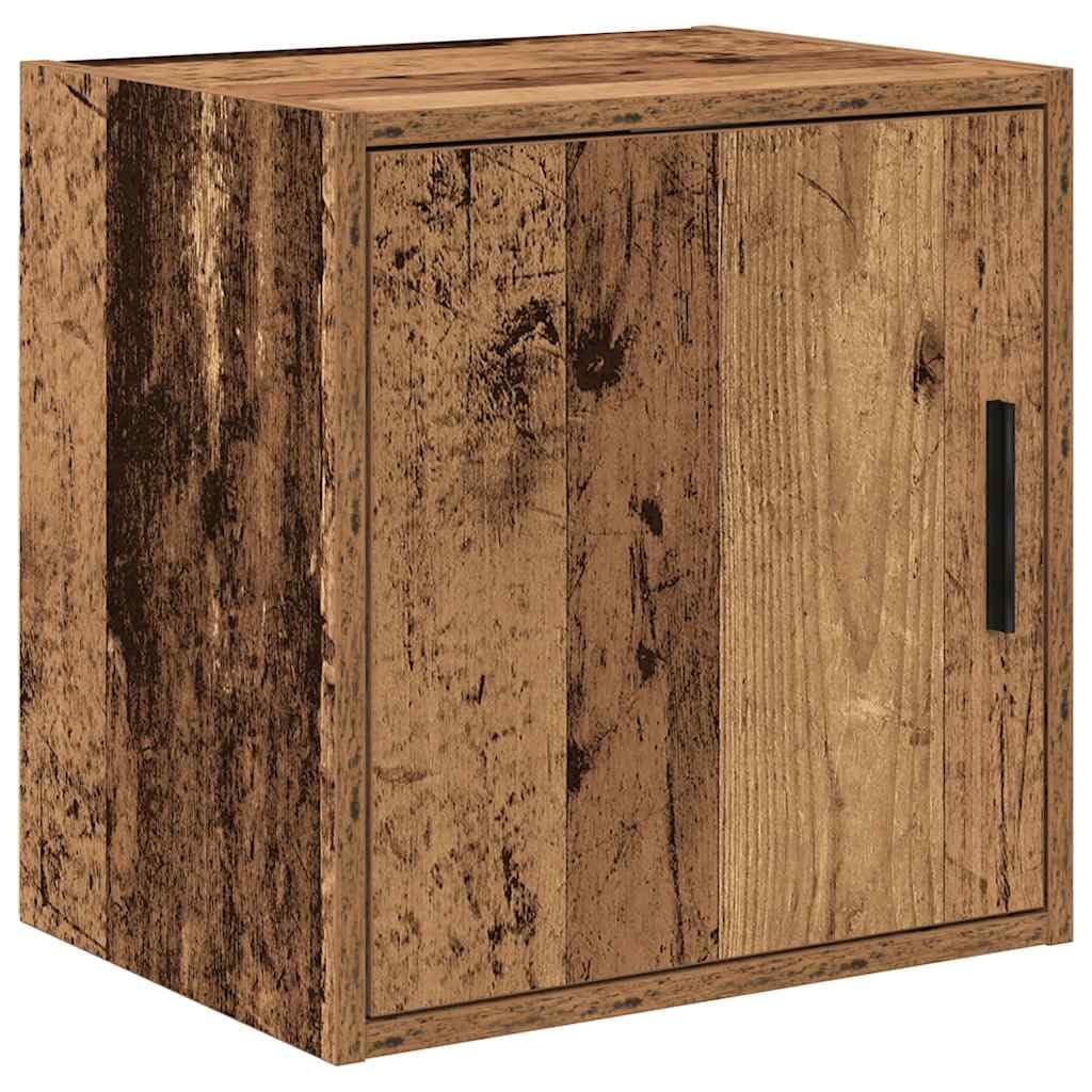 vidaXL Garage Wall Cabinet Old Wood Engineered Wood, cabinet, garage wall cupboard, wall mounted tool cabinet, garage storage cabinet