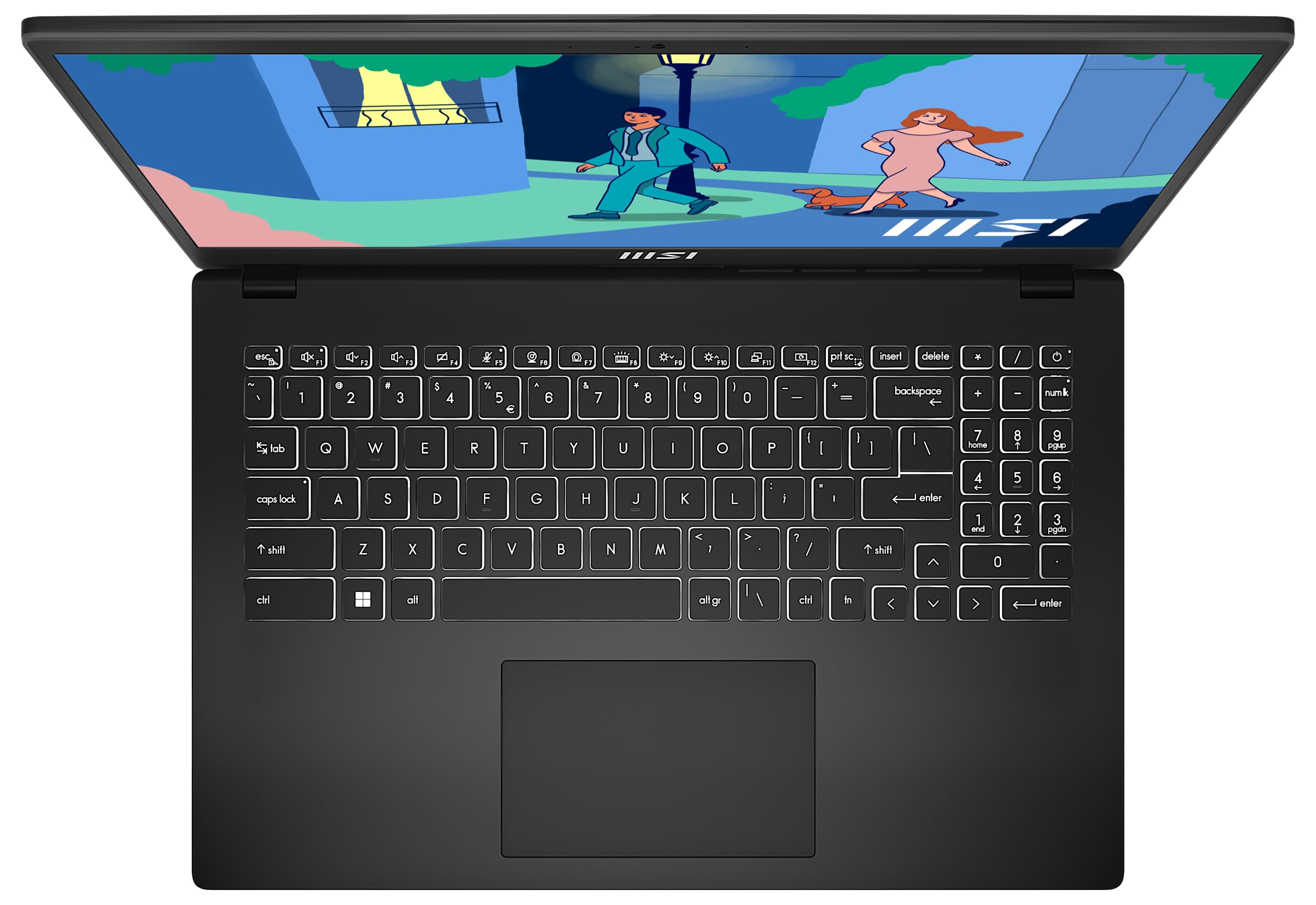 MSI Modern 15 Lifestyle & Business Notebook da 15,6 pollici, display Full HD, processore AMD Ryzen 5 7430U, 16 GB DDR4 RAM, 512 GB SSD, AMD Radeon Graphics, Windows 11 Home, nero, B7M-463
