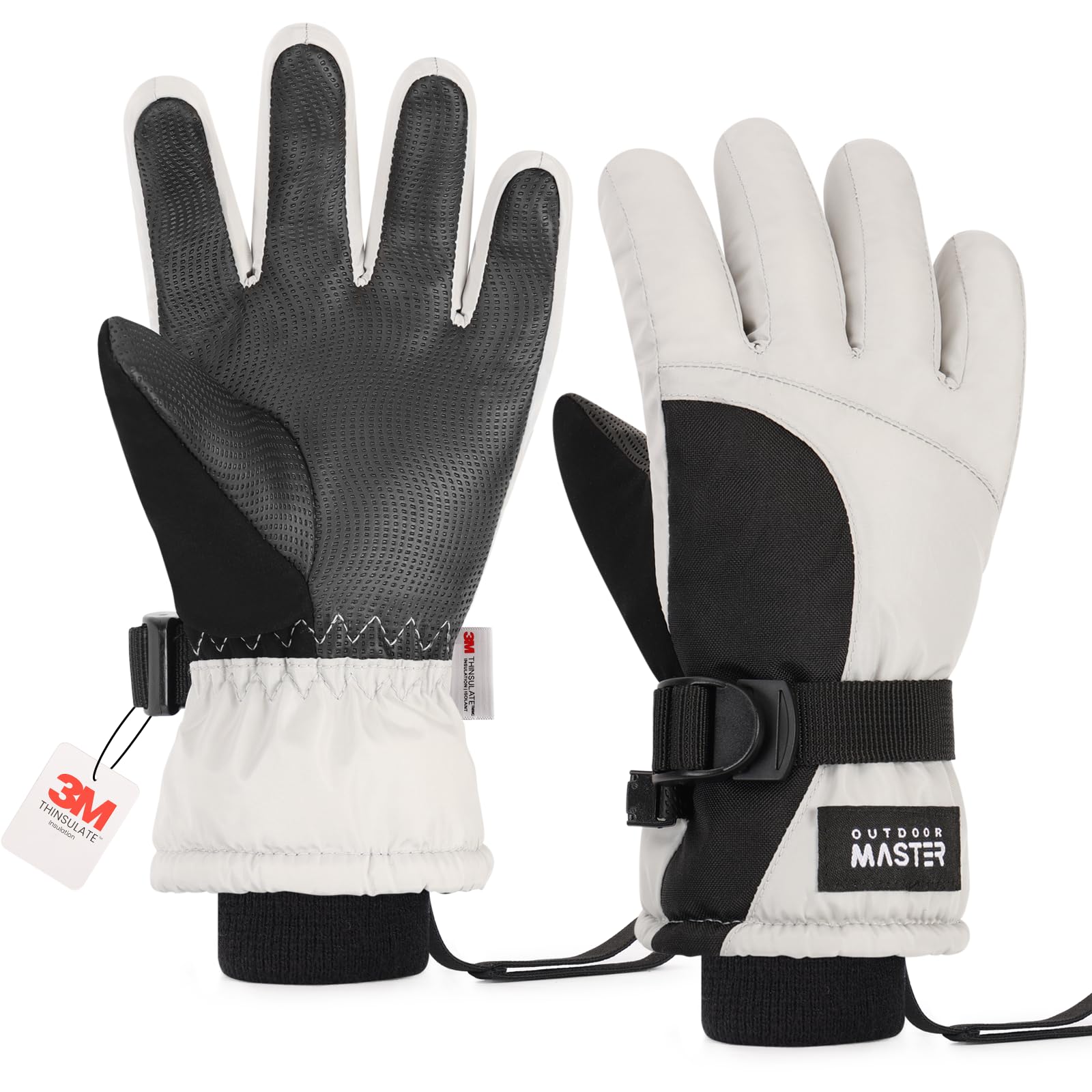 OutdoorMaster Kids Ski Snow Gloves