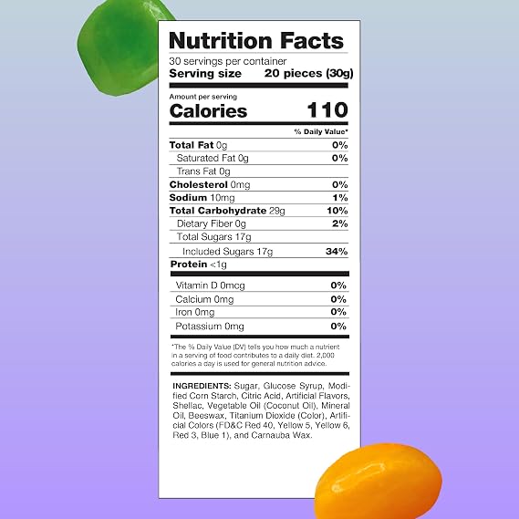 Jelly Beans - 2 Pound Pack - Easter Candy - Assorted Fruit Flavors - Easter Egg Fillers Candy - Chewy Treats for Holiday Buffets, Snacking, and Gift Baskets