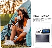 Vista 5 de Yardwe 1 Set Solar Panel Charge Controller Household Battery Chargers Portable Battery Charger Charging Solar Panel Outdoor Solar Charger Solar Cell