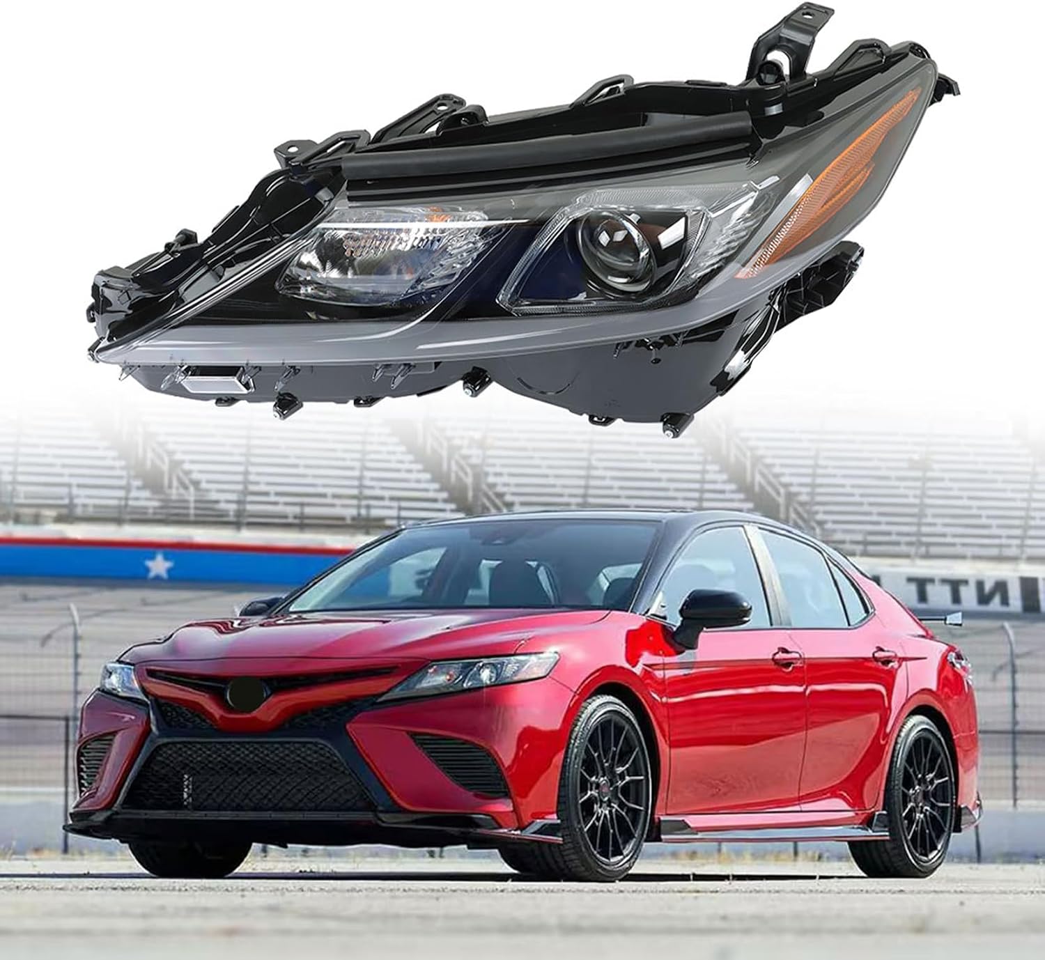 Headlight Left Side Replacement for Camry SE 2021 2022
