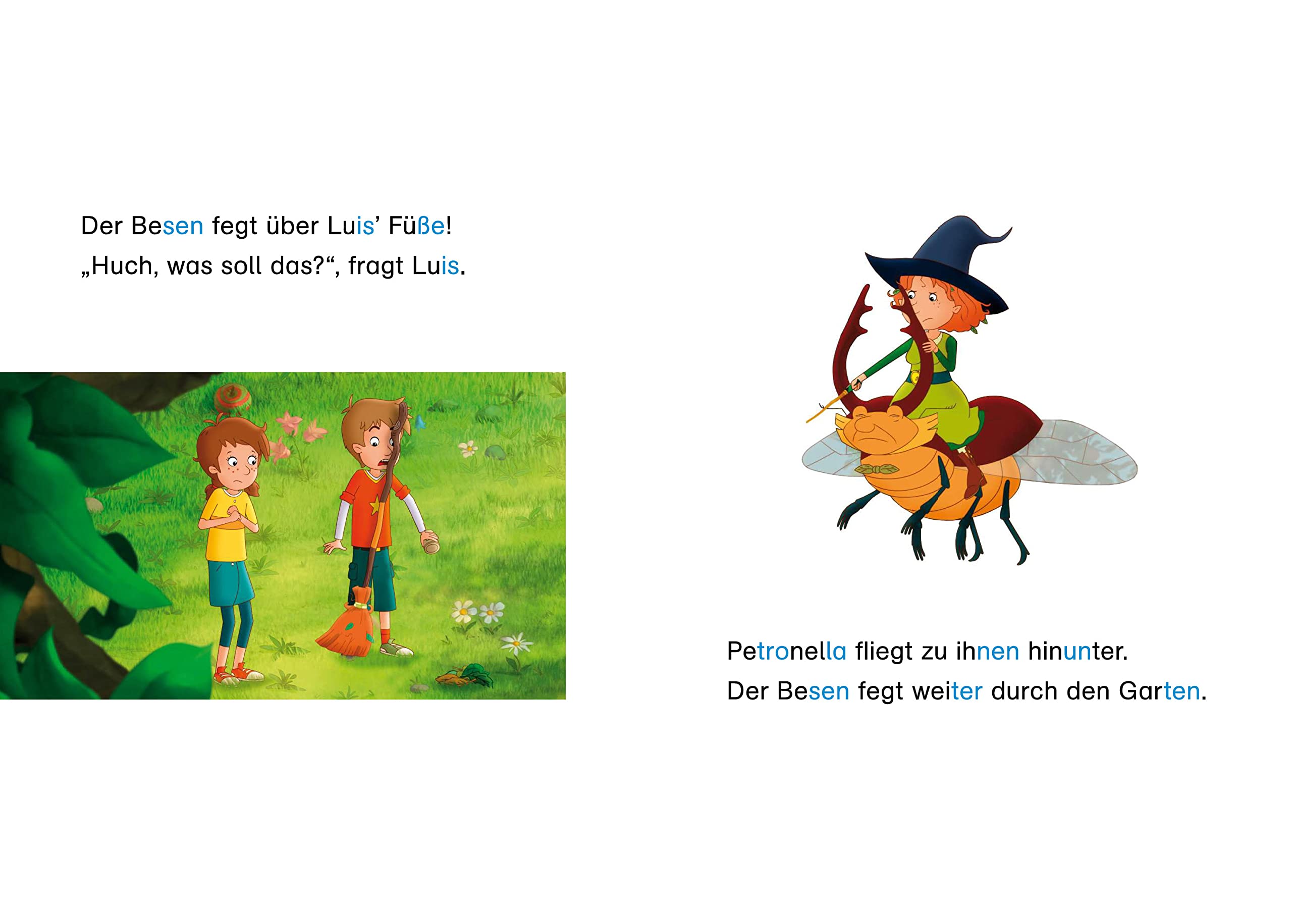 Erstes Lesen mit Petronella Apfelmus: Der Zauber-Sauber-Besen (Petronella Apfelmus - Buch zur TV-Serie)