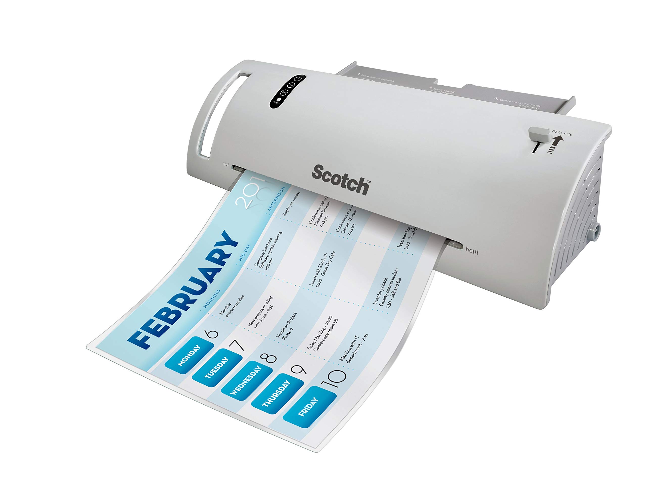 Scotch Matte Thermal Laminating Pouches, Ultra Clear with Matte Finish, Letter Size 8.9 in x 11.4 in, 20-Pack - Image 4