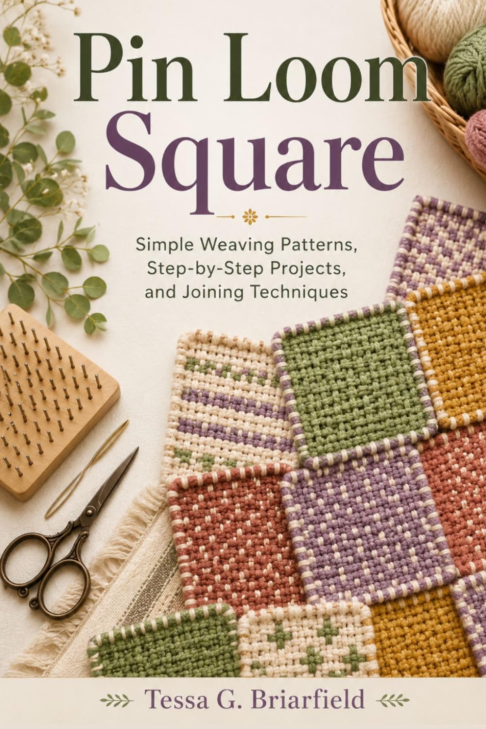 Pin Loom Square: Simple Weaving Patterns, Step-by-Step Projects, and Joining Techniques