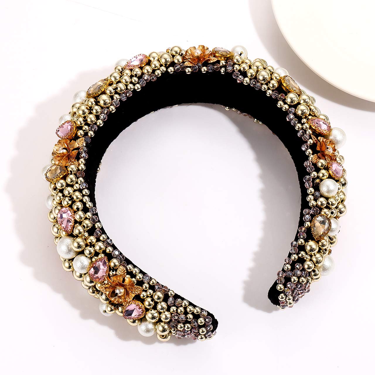 Amazon.com : CENAPOG Baroque Crystal Rhinestone Headbands 