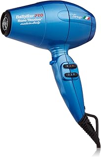 BabylissPRO Nano Titanium Torino Mid-Size Dryer, Blue